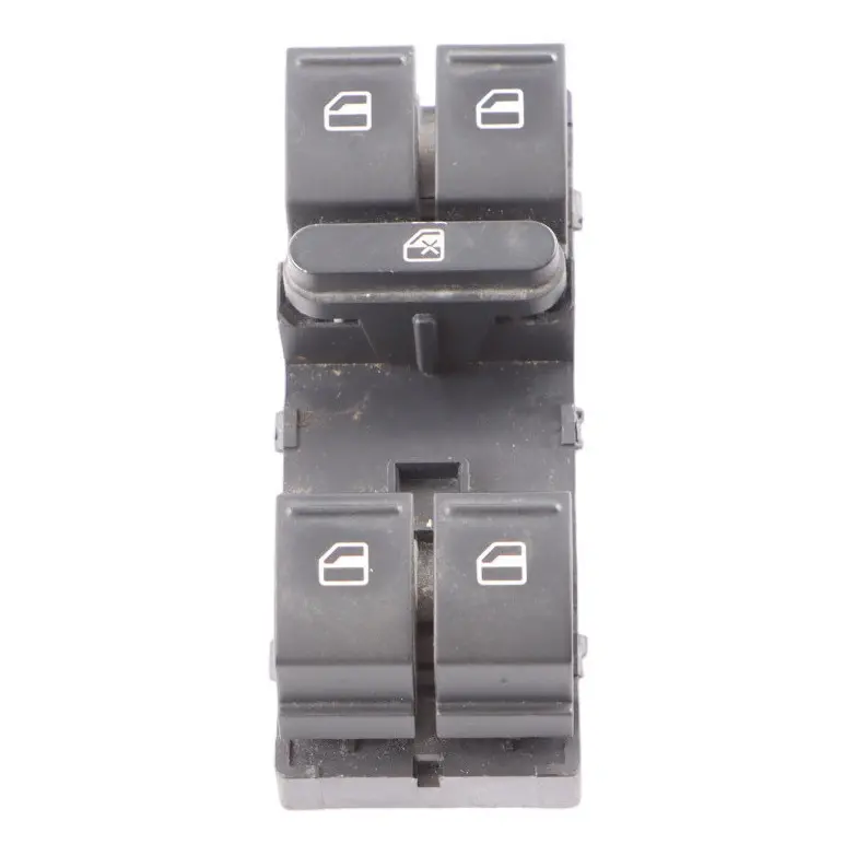 Pannello Controllo Alzacristalli Portiera Anteriore Sinistra per Skoda Octavia II con numero di parte 1Z0959858B Skoda Octavia II Pannello Controllo Alzacristalli Portiera Anteriore Sinistra - SKU 1Z0959858B - Numero di parte 1Z0959858B