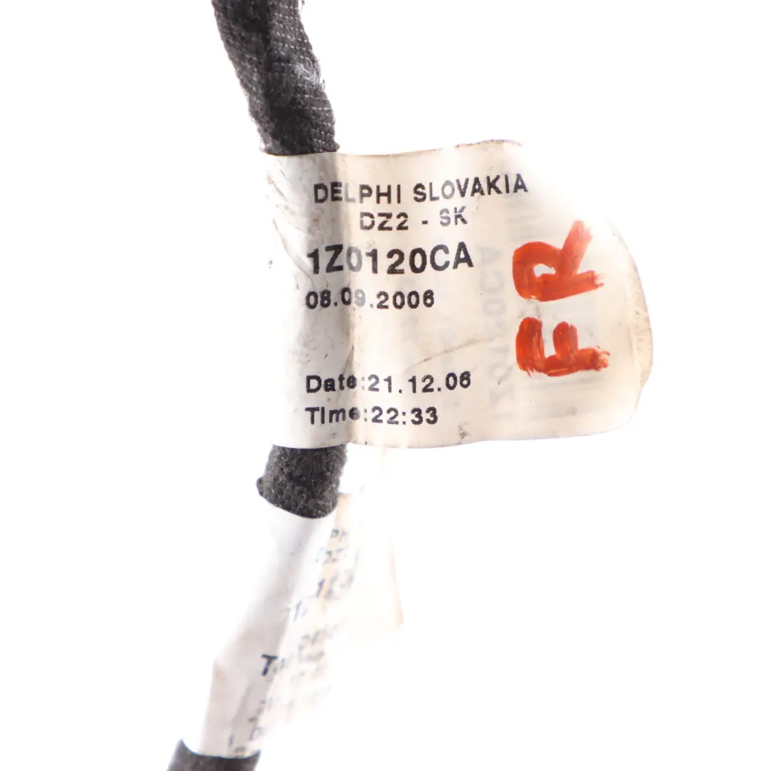 Door Wiring Cable Harness Loom Front Driver's Side to Skoda Octavia 2 with Part number 1Z0971120ES Skoda Octavia 2 Door Wiring Cable Harness Loom Front Driver's Side - SKU 1Z0971120ES - Part number 1Z0971120ES