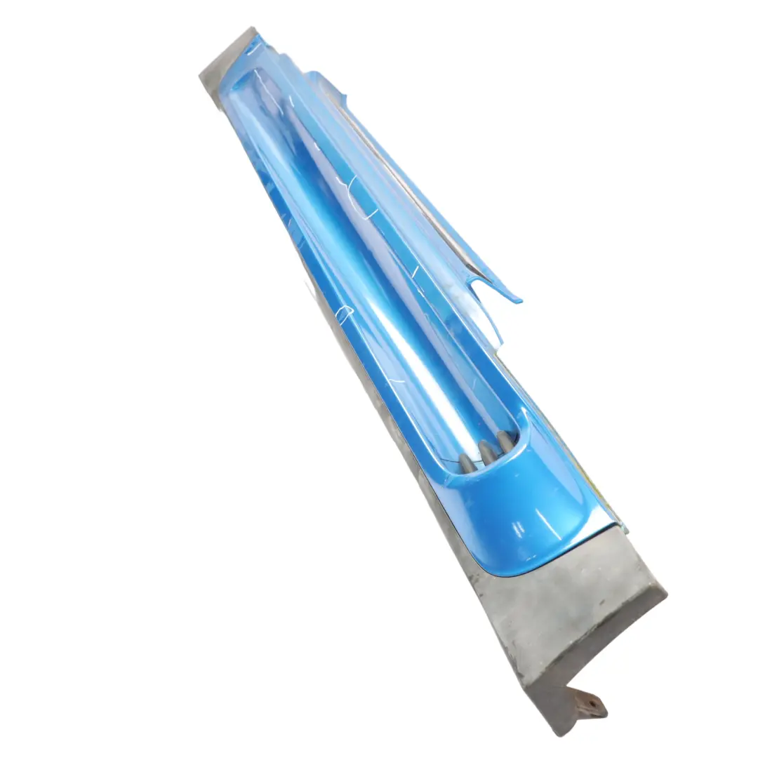 Left Door N/S Sill Skirt Side Trim Laser Blue Metallic - A59 to Mini R56 R57 JCW with Part number 2156417 Mini R56 R57 JCW Left Door N/S Sill Skirt Side Trim Laser Blue Metallic - A59 - SKU 2156417-LAB - Part number 2156417