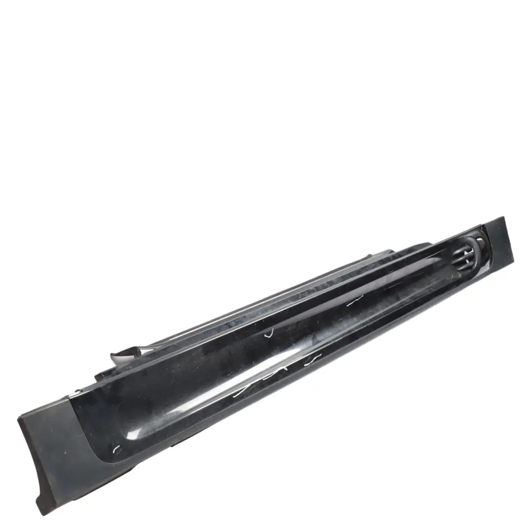 Left Door N/S Sill Skirt Side Trim Midnight Black Metallic A94 to Mini R56 R57 JCW with Part number 2156417 Mini R56 R57 JCW Left Door N/S Sill Skirt Side Trim Midnight Black Metallic A94 - SKU 2156417-MNB - Part number 2156417