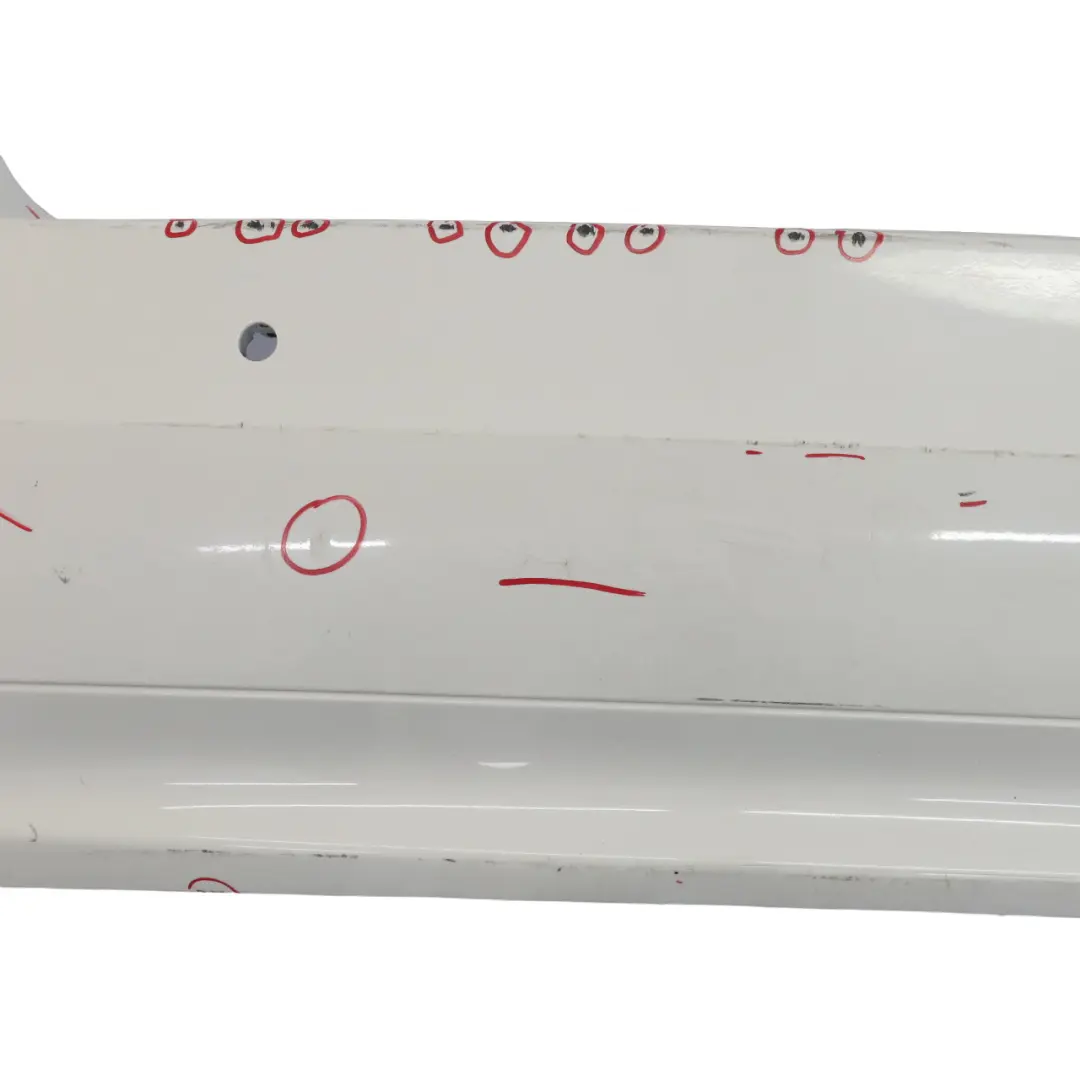 Bumper Panel PDC Covering Alpinweiss Alpine White - 300 to BMW F10 Rear with Part number 2182408 BMW F10 Rear Bumper Panel PDC Covering Alpinweiss Alpine White - 300 - SKU 2182408-AW - Part number 2182408