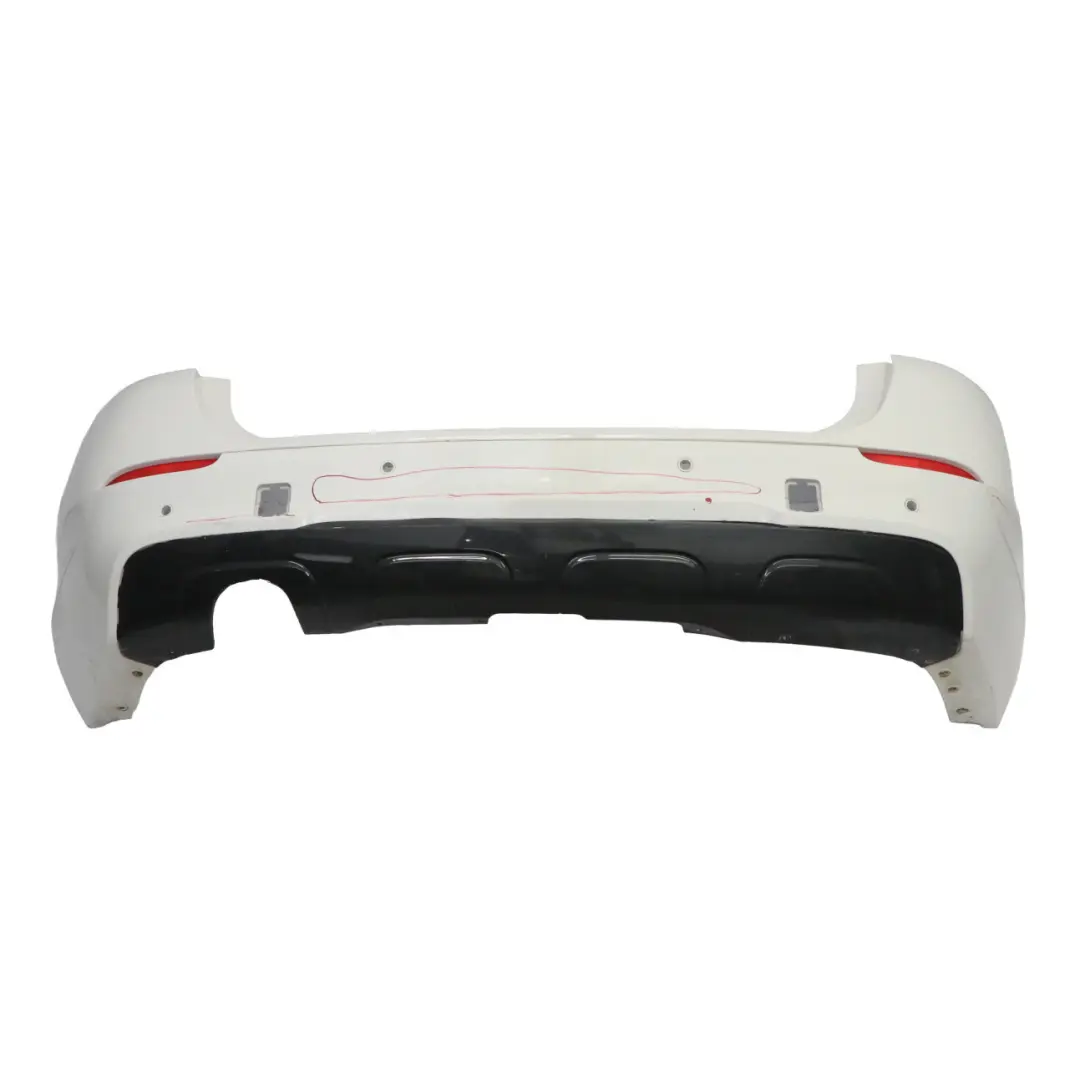 BMW X1 E84 Rear Bumper M Sport Trim Panel PDC Alpinweiss White - 300 - SKU 2212611-AW1 - Part number 2212611