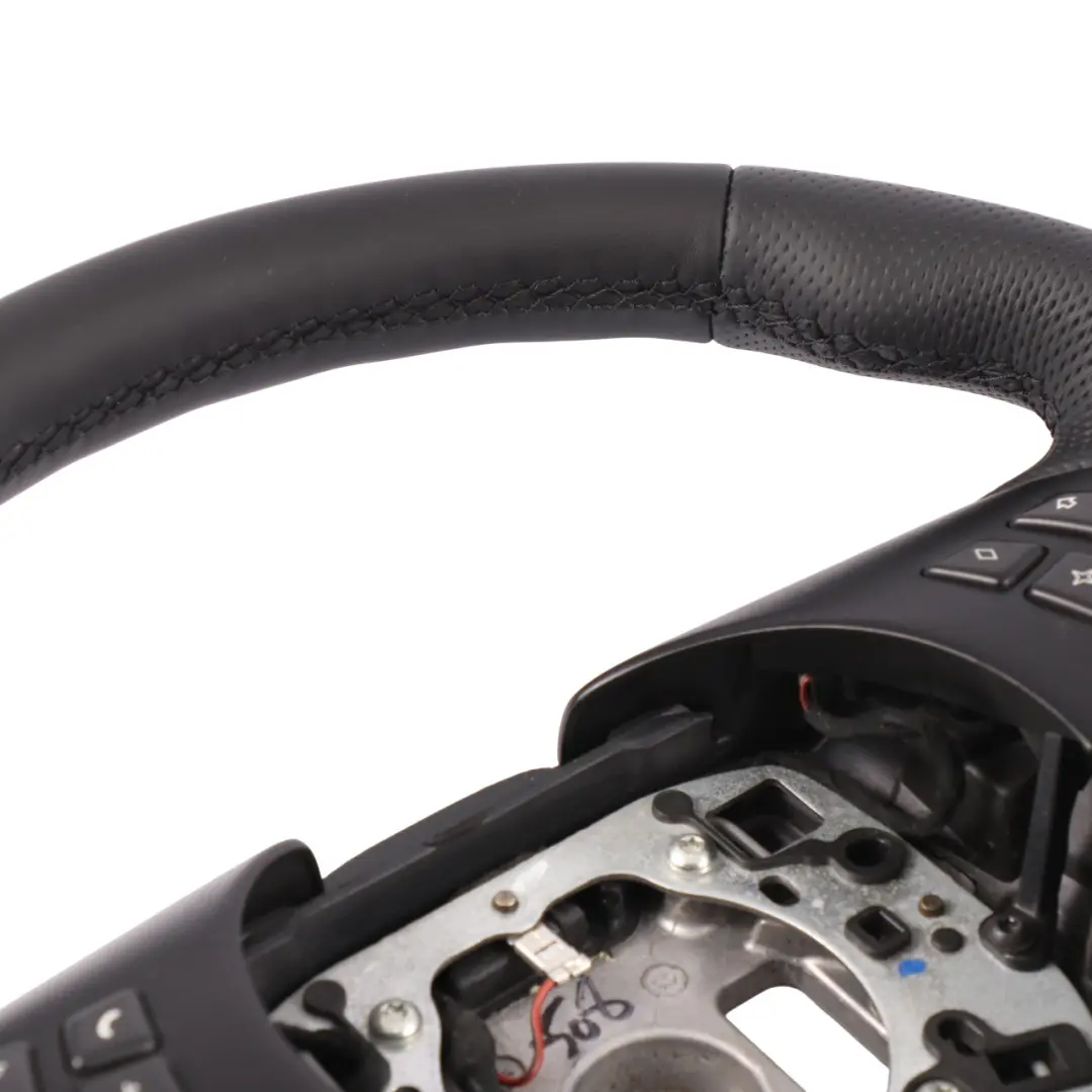 NUEVO Cuero M Sport Volante Negro Hilo para BMW E60 E61 E63 E64 con número de pieza 2283939 BMW E60 E61 E63 E64 NUEVO Cuero M Sport Volante Negro Hilo - SKU 2283939-3 - Número de pieza 2283939