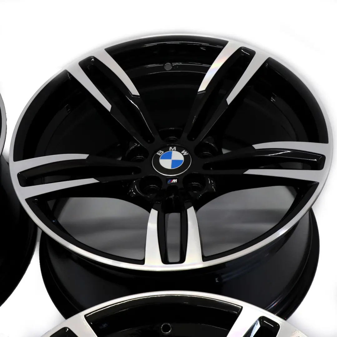 BMW F80 M3 F82 M4 Wheel Alloy Rims Set 19" M Double Spoke 437 2284755 2284756 - SKU 2284755/2284756 - Part number 2284755/2284756