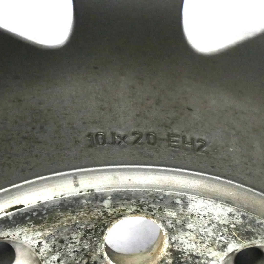 Ferric Grau Hinterrad Felge 20" M Sternspeiche 666 10J BMW F80 M3 - SKU 2287501-1 - Teilenummer 2287501