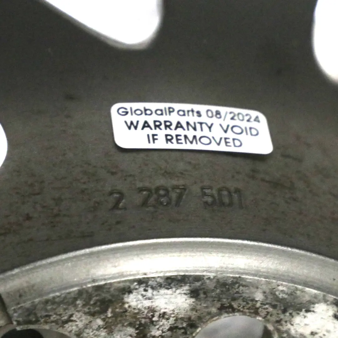 Ferric Grey Rear Wheel Alloy Rim 20" M Star Spoke 666 10J to BMW F80 M3 with Part number 2287501 BMW F80 M3 Ferric Grey Rear Wheel Alloy Rim 20" M Star Spoke 666 10J - SKU 2287501-1 - Part number 2287501