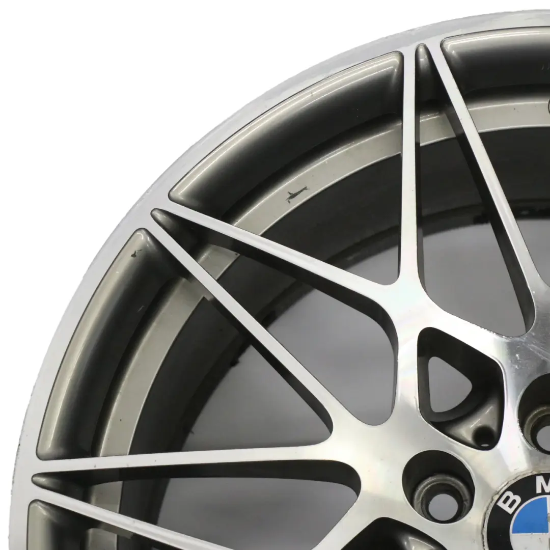 Ferric Grau Hinterrad Felge 20" M Sternspeiche 666 10J BMW F80 M3 - SKU 2287501-1 - Teilenummer 2287501