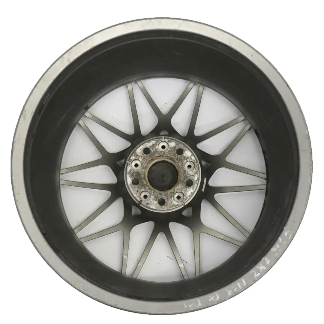 Ferric Grau Hinterrad Felge 20" M Sternspeiche 666 10J BMW F80 M3 - SKU 2287501-1 - Teilenummer 2287501