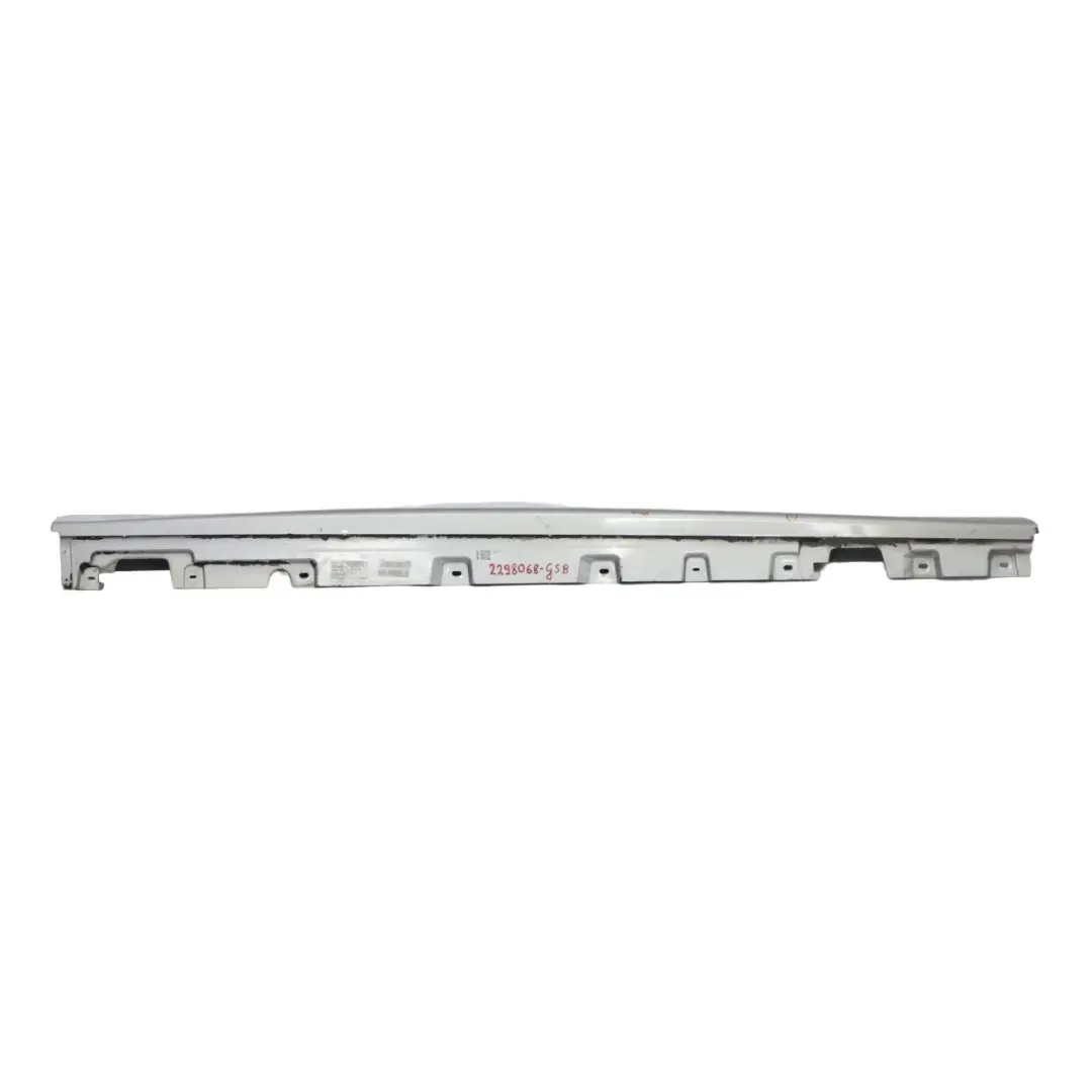 Door Sill Cover Skirt Panel Right O/S Glacier Silver - A83 to BMW F10 F11 M Sport with Part number 2298068 BMW F10 F11 M Sport Door Sill Cover Skirt Panel Right O/S Glacier Silver - A83 - SKU 2298068-GSB - Part number 2298068