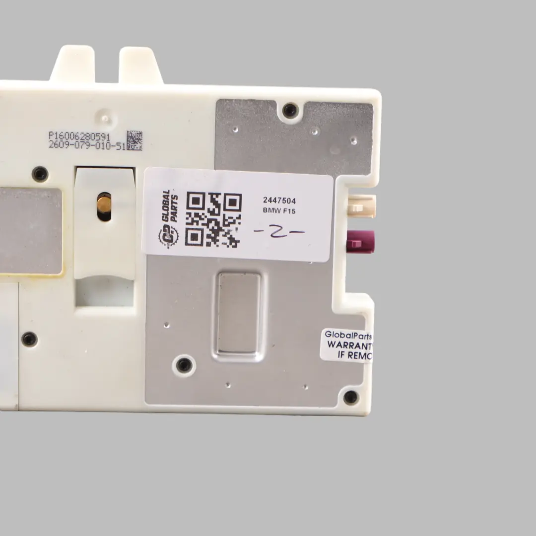 Telematics Control Unit Module ATM ECE 4G to BMW F15 with Part number 2447504 BMW F15 Telematics Control Unit Module ATM ECE 4G - SKU 9843930-1 - Part number 2447504