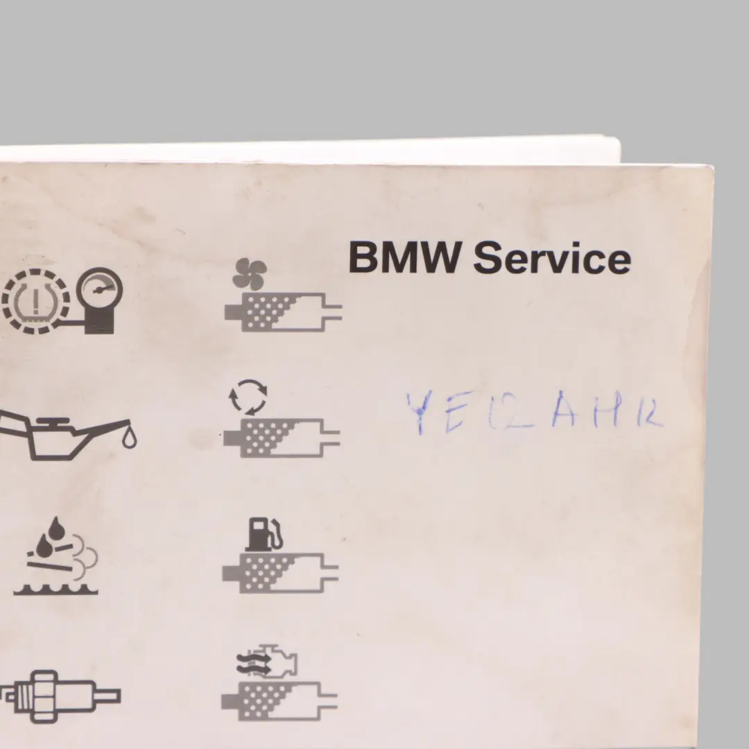 BMW E87 E90 E91 X1 E84 F10 F20 F30 Owner's Service Booklet - SKU 2901444 - Part number 2901444