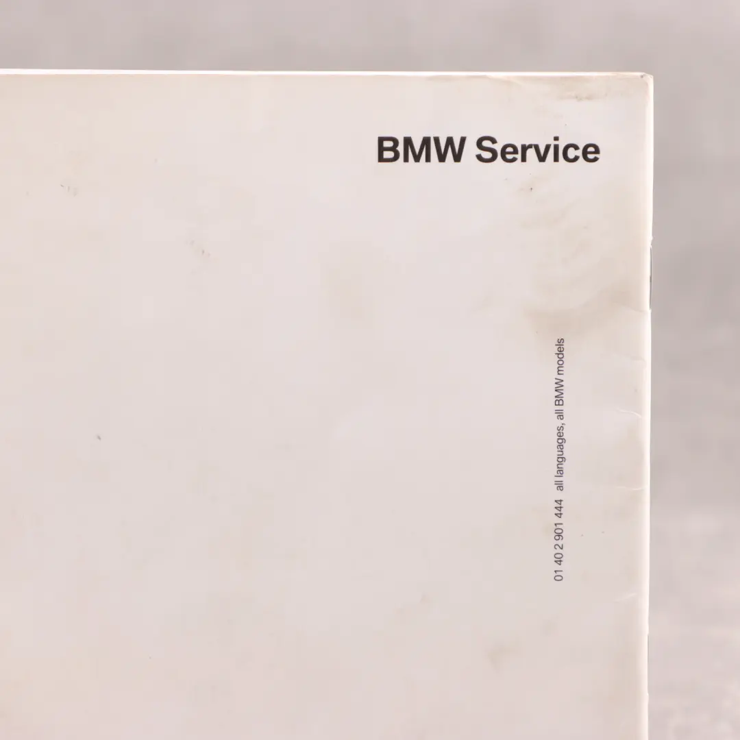 Owner's Service Booklet to BMW E87 E90 E91 X1 E84 F10 F20 F30 with Part number 2901444 BMW E87 E90 E91 X1 E84 F10 F20 F30 Owner's Service Booklet - SKU 2901444 - Part number 2901444