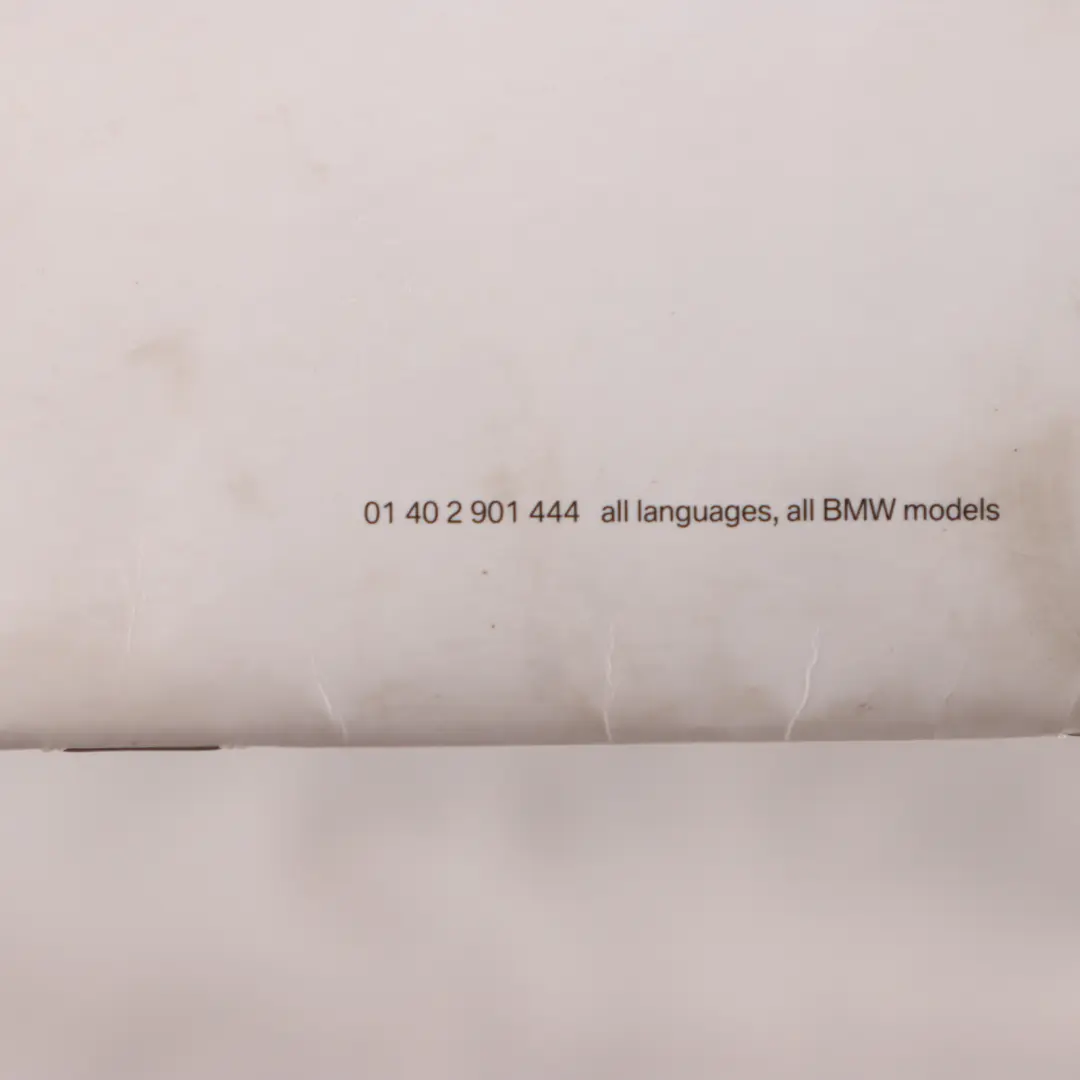 Owner's Service Booklet to BMW E87 E90 E91 X1 E84 F10 F20 F30 with Part number 2901444 BMW E87 E90 E91 X1 E84 F10 F20 F30 Owner's Service Booklet - SKU 2901444 - Part number 2901444