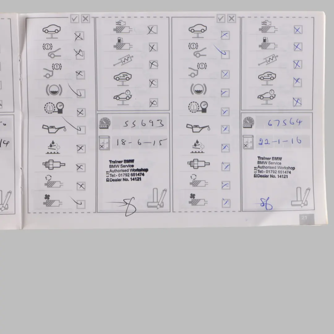 Owner's Service Booklet to BMW E87 E90 E91 X1 E84 F10 F20 F30 with Part number 2901444 BMW E87 E90 E91 X1 E84 F10 F20 F30 Owner's Service Booklet - SKU 2901444 - Part number 2901444