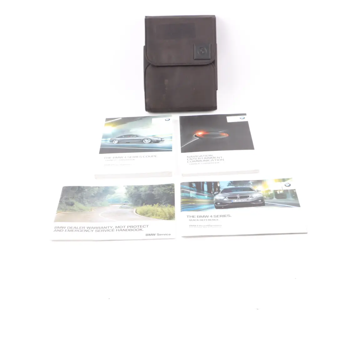 BMW F32 English Service Owner's Manual Handbook Booklet Case Wallet - SKU 2956755 - Part number 2956755