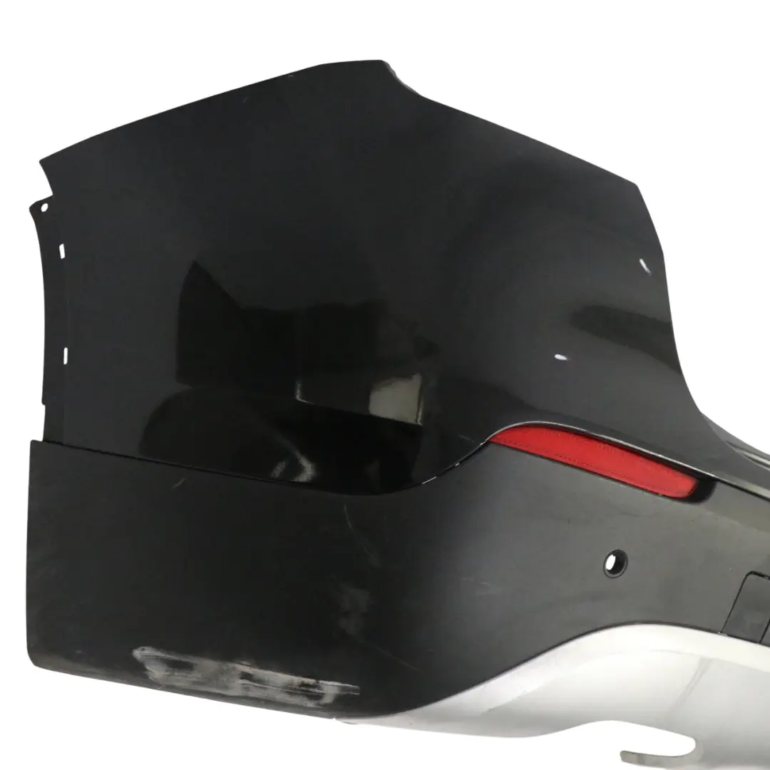 Complete Rear Bumper Trim Panel PDC Black Sapphire Metallic - 475 to BMW X1 E84 with Part number 2993568 BMW X1 E84 Complete Rear Bumper Trim Panel PDC Black Sapphire Metallic - 475 - SKU 2993568-BS - Part number 2993568