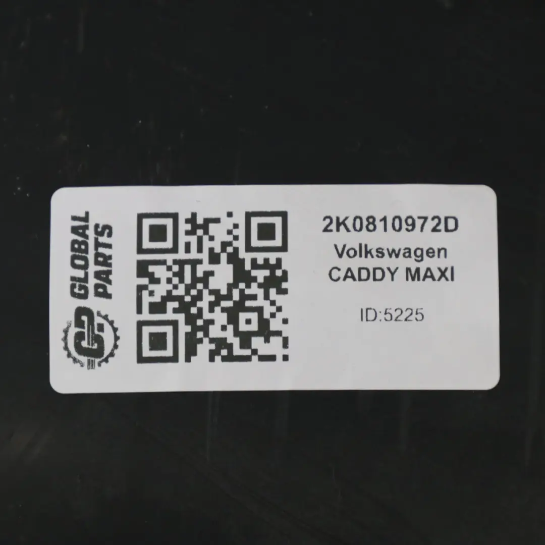 Volkswagen Caddy Maxi Protection passage roue contre arrière droite - SKU 2K0810972D - Numéro de pièce 2K0810972D