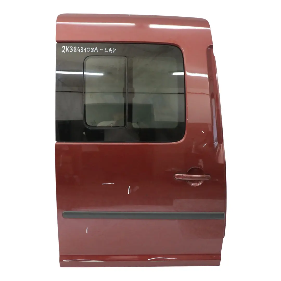 Sliding Door Rear Right O/S Side Door Lava Red - L3U to Volkswagen VW Caddy with Part number 2K3843108A Volkswagen VW Caddy Sliding Door Rear Right O/S Side Door Lava Red - L3U - SKU 2K3843108A-LAV - Part number 2K3843108A