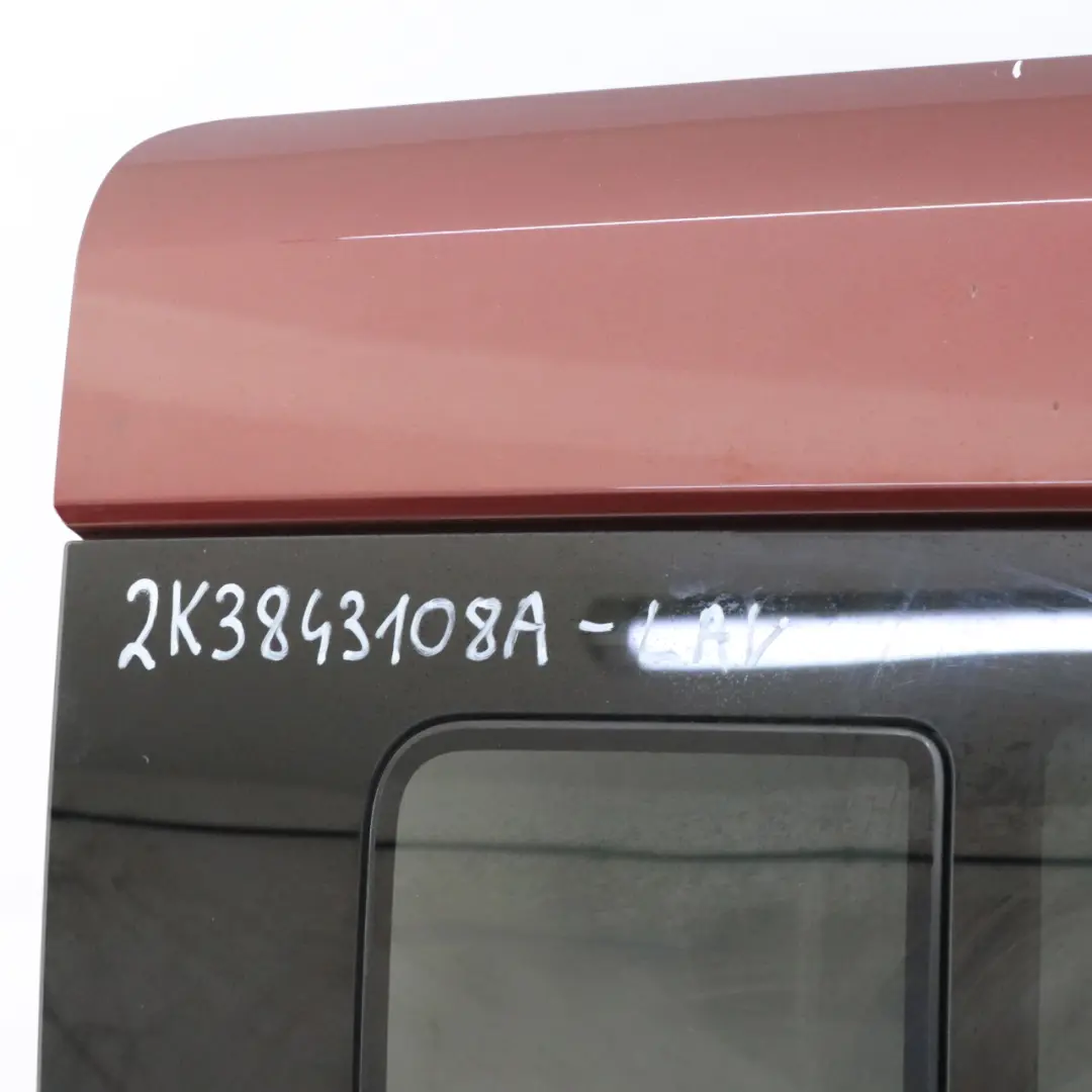 Volkswagen VW Caddy Drzwi Boczne Przesuwne Prawe Tylne Lava Red - L3U - SKU 2K3843108A-LAV - Numer Części 2K3843108A