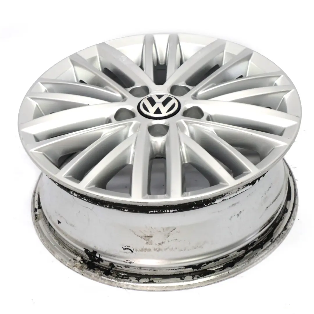 Alloy Rim 16" 6J ET:50 2K5601025J VW Volkswagen Caddy Silver Wheel - SKU 2K5601025J-3 - Part number 2K5601025J-3