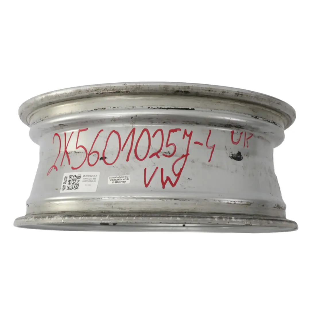 Alloy Rim 16" 6J ET:50 to VW Volkswagen Caddy Silver Wheel with Part number 2K5601025J VW Volkswagen Caddy Silver Wheel Alloy Rim 16" 6J ET:50 - SKU 2K5601025J-4 - Part number 2K5601025J