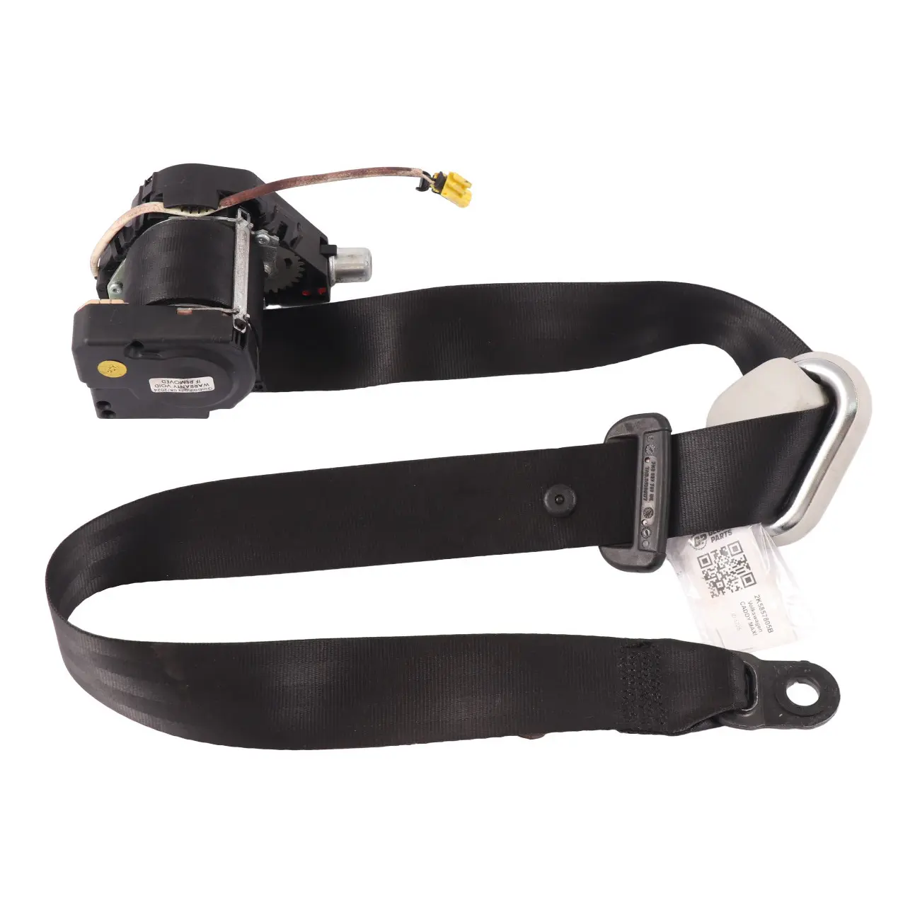 Volkswagen Caddy Seatbelt Front Left N/S Seat Safety Upper Belt Black 2K5857805B