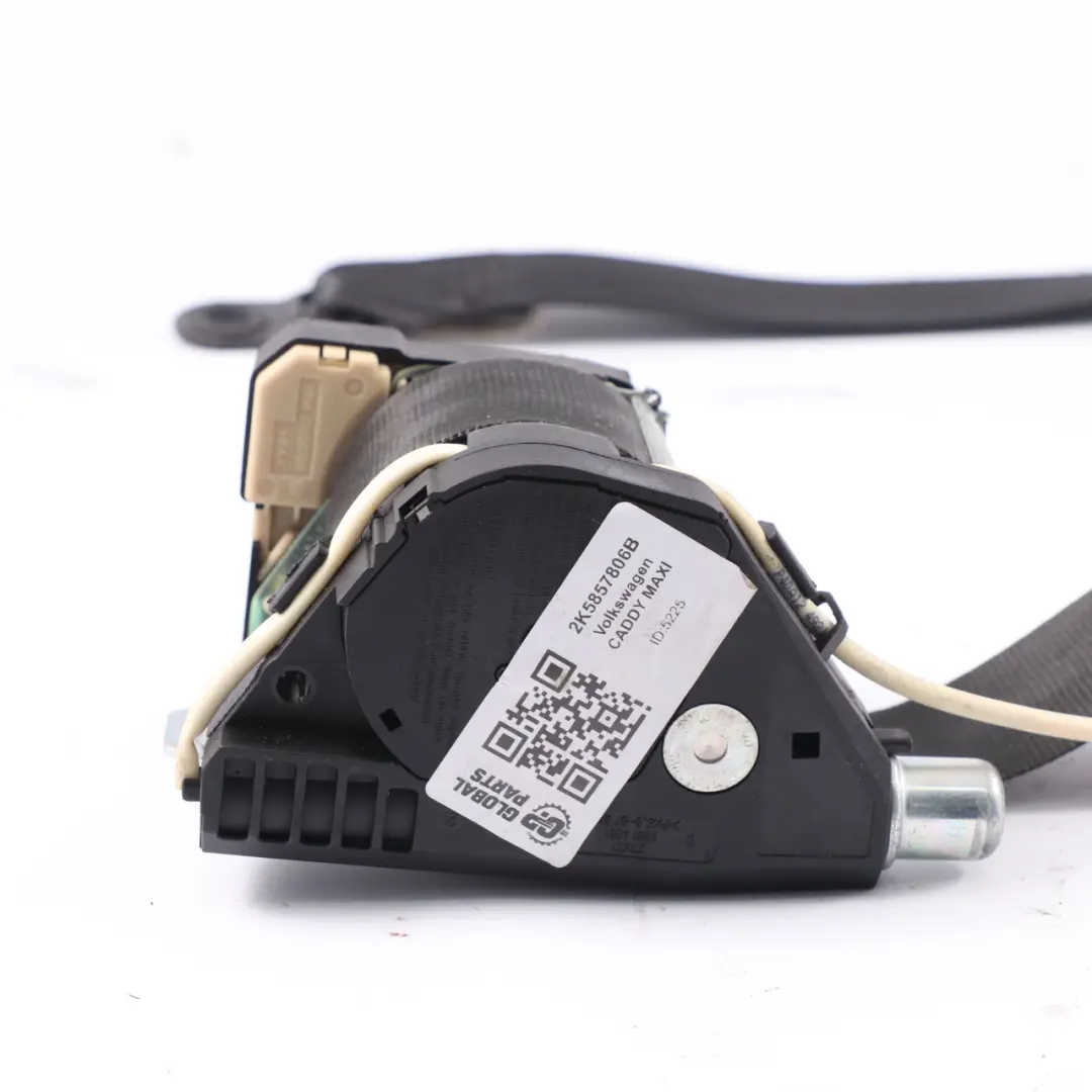 Front Upper Seat Belt Right O/S Seatbelt Safety to Volkswagen Caddy Maxi with Part number 2K5857806B Volkswagen Caddy Maxi Front Upper Seat Belt Right O/S Seatbelt Safety - SKU 2K5857806B - Part number 2K5857806B