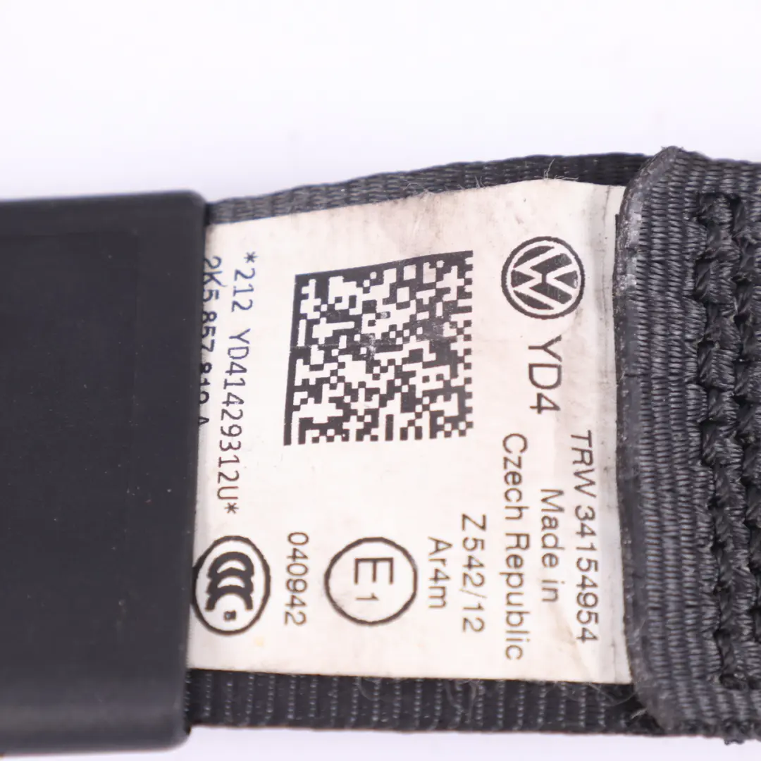 Cintura sicurezza superiore destra centrale per Volkswagen Caddy Maxi con numero di parte 2K5857812A Volkswagen Caddy Maxi Cintura sicurezza superiore destra centrale - SKU 2K5857812A - Numero di parte 2K5857812A