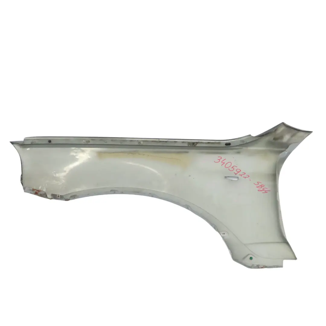 Parafango BMW X3 E83 Ala laterale anteriore destra Silbergrau Grigio - A08 per con numero di parte 3405922 Parafango BMW X3 E83 Ala laterale anteriore destra Silbergrau Grigio - A08 - SKU 3405922-SBG4 - Numero di parte 3405922