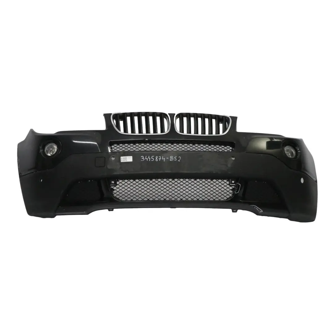 Zderzak Przedni PDC Black Sapphire Czarny Metalik - 475 do BMW X3 E83 LCI o numerze 3445874 BMW X3 E83 LCI Zderzak Przedni PDC Black Sapphire Czarny Metalik - 475 - SKU 3445874-BS2 - Numer Części 3445874