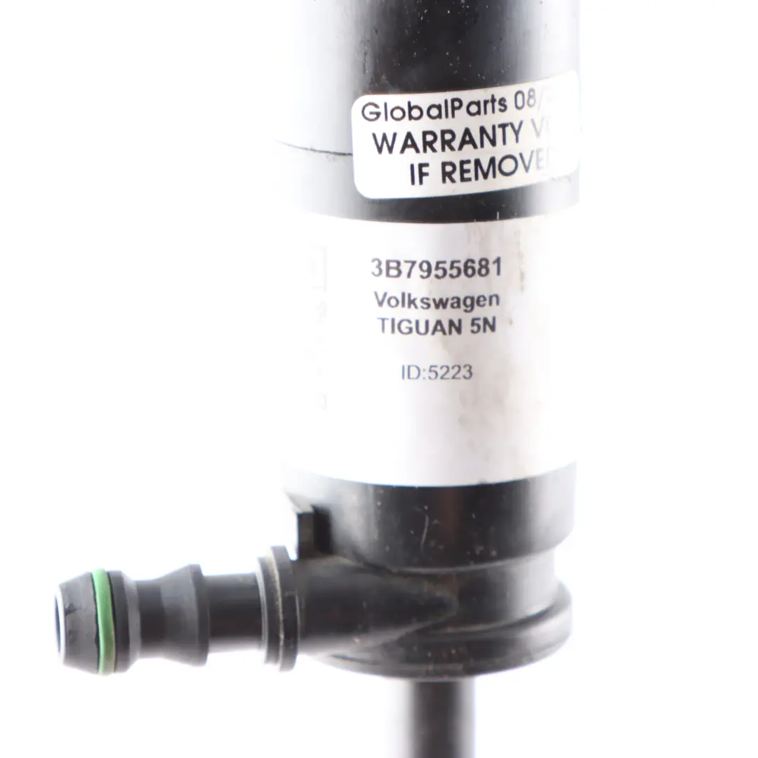 Windscreen Washer Pump to Volkswagen VW Tiguan 5N with Part number 3B7955681 Volkswagen VW Tiguan 5N Windscreen Washer Pump - SKU 3B7955681 - Part number 3B7955681