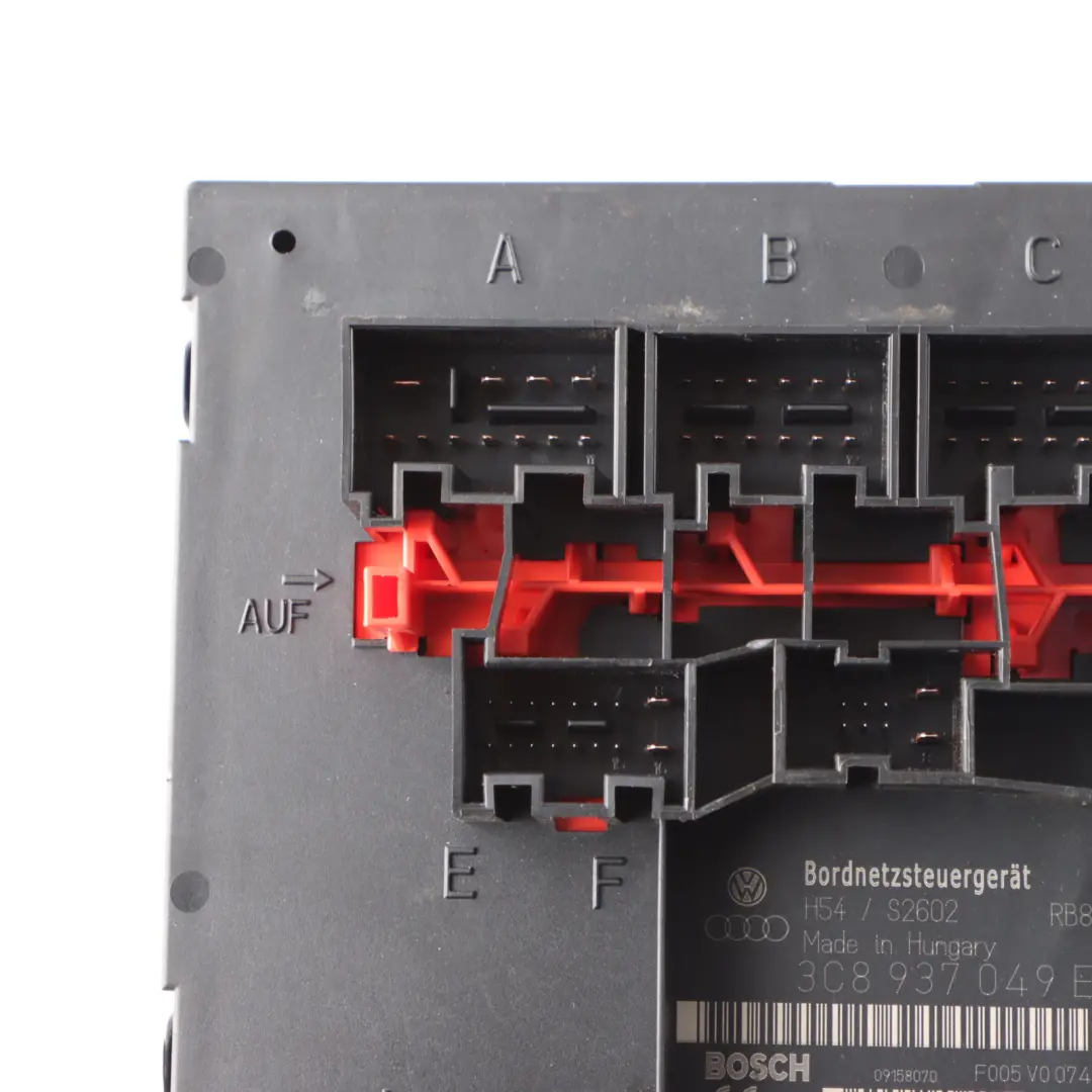 Unidad control de la carrocería Módulo ECU 3C0937049E para Volkswagen Tiguan 5N BCM con número de pieza 3C8937049AC-1 Volkswagen Tiguan 5N BCM Unidad control de la carrocería Módulo ECU 3C0937049E - SKU 3C8937049AC-1 - Número de pieza 3C8937049AC-1