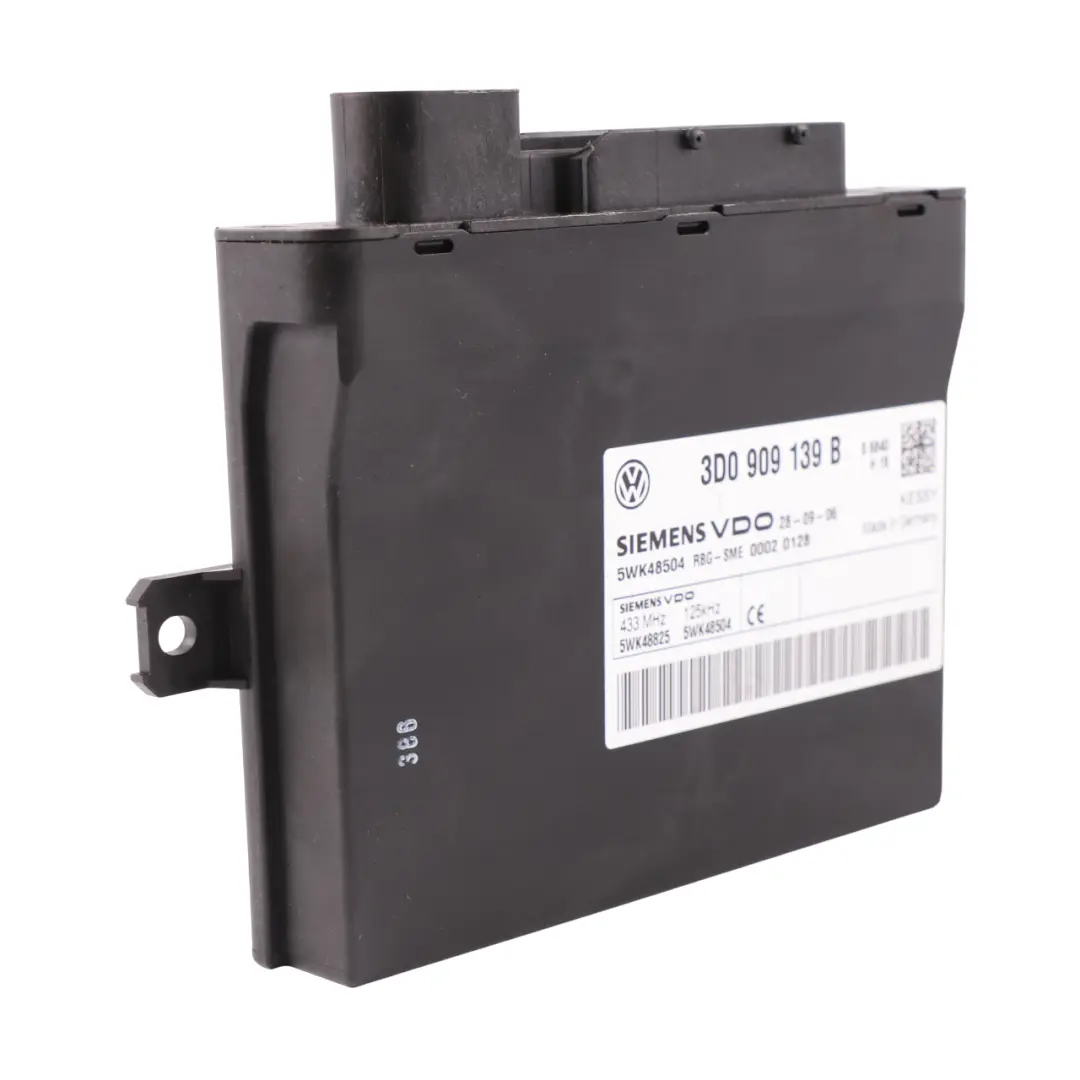 VW Volkswagen Touareg 7L Entry Modul Keyless Go Steuergerät ECU - SKU 3D0909139B - Teilenummer 3D0909139B