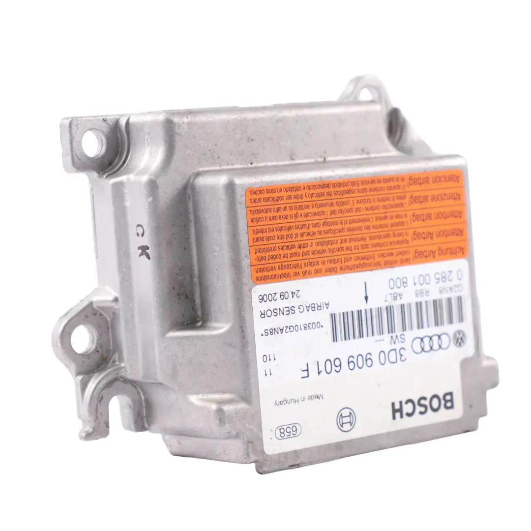 VW Volkswagen Touareg 7L Air Module Control Unit ECU SRS - SKU 3D0909601F - Part number 3D0909601F