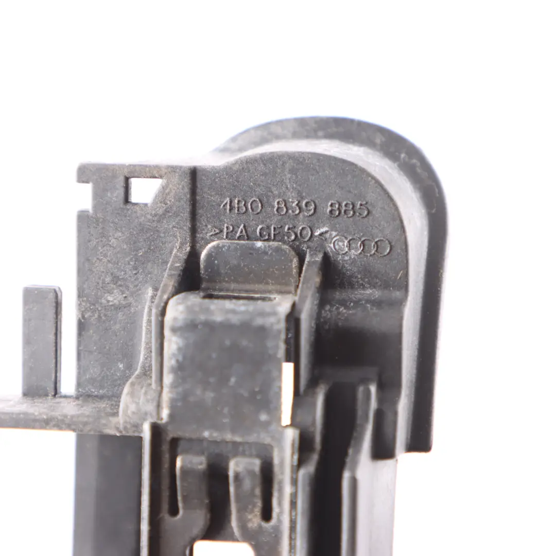 Left N/S Exterior Door Grab Handle Support Bar Mount to Audi A3 8P with Part number 4B0839885 Audi A3 8P Left N/S Exterior Door Grab Handle Support Bar Mount - SKU 4B0839885 - Part number 4B0839885