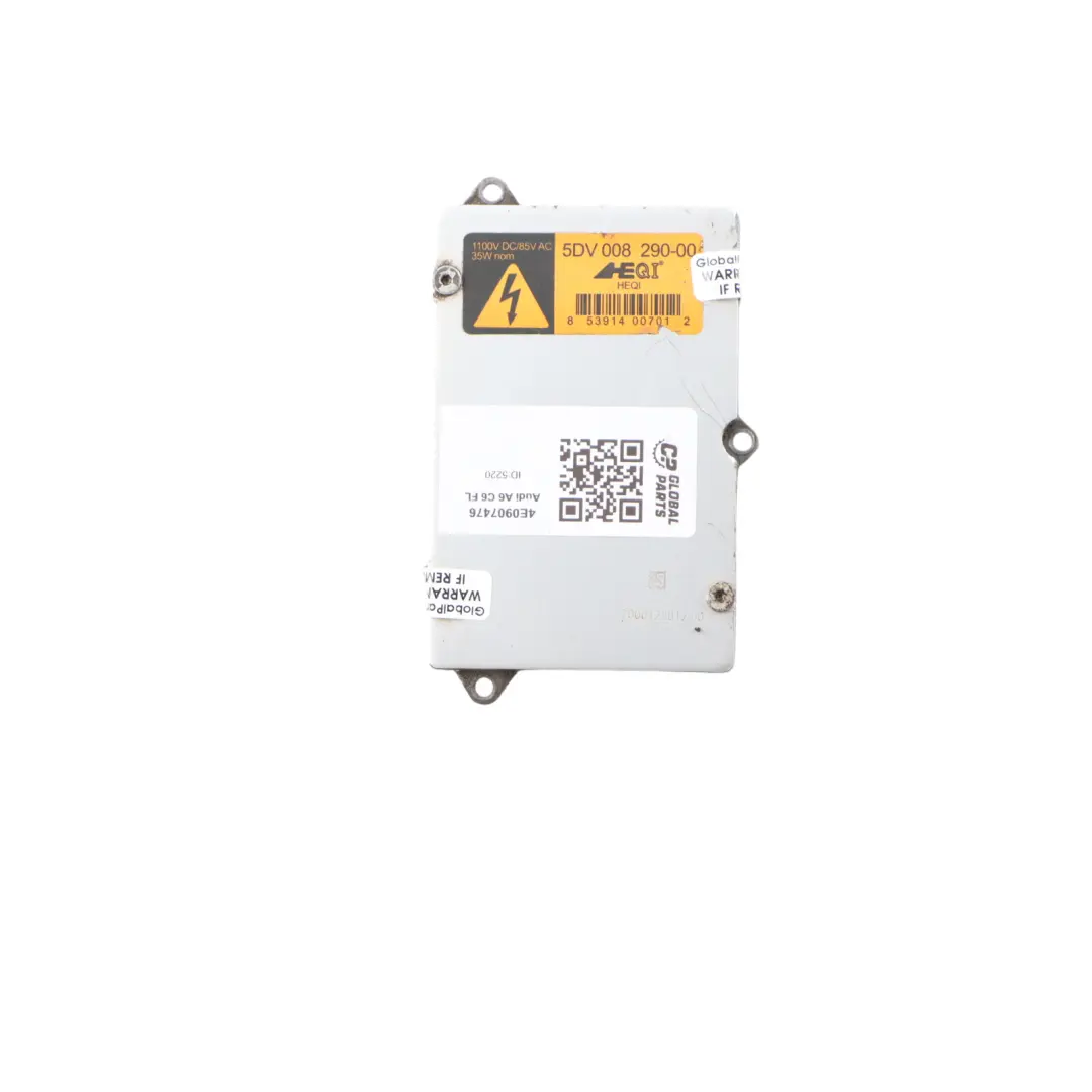 Xenon-Scheinwerfer Licht Ballast Steuergerät für Audi A6 C6 FL mit Teilenummer 4E0907476 Audi A6 C6 FL Xenon-Scheinwerfer Licht Ballast Steuergerät - SKU 4E0907476 - Teilenummer 4E0907476