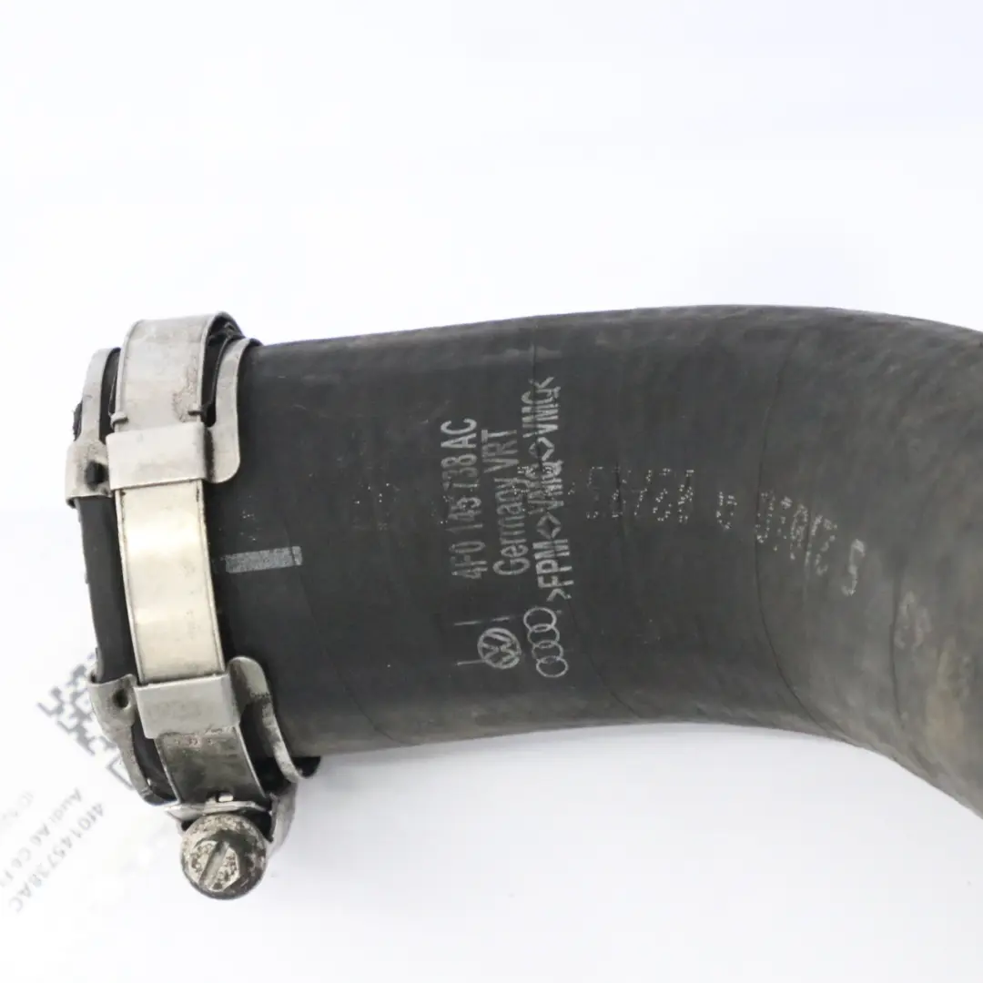 Entrada de Aire Manguera Tubo para Audi A6 C6 FL Intercooler con número de pieza 4f0145738AC Audi A6 C6 FL Intercooler Entrada de Aire Manguera Tubo - SKU 4f0145738AC - Número de pieza 4f0145738AC