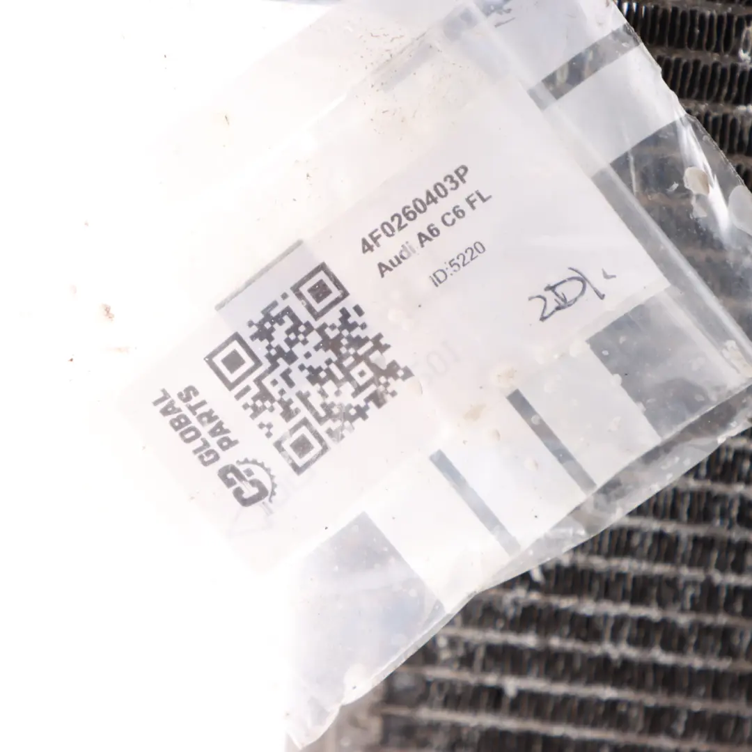 Aire Acondicionado A/C Radiador Condensador para Audi A6 C6 FL con número de pieza 4F0260403P Audi A6 C6 FL Aire Acondicionado A/C Radiador Condensador - SKU 4F0260403P - Número de pieza 4F0260403P