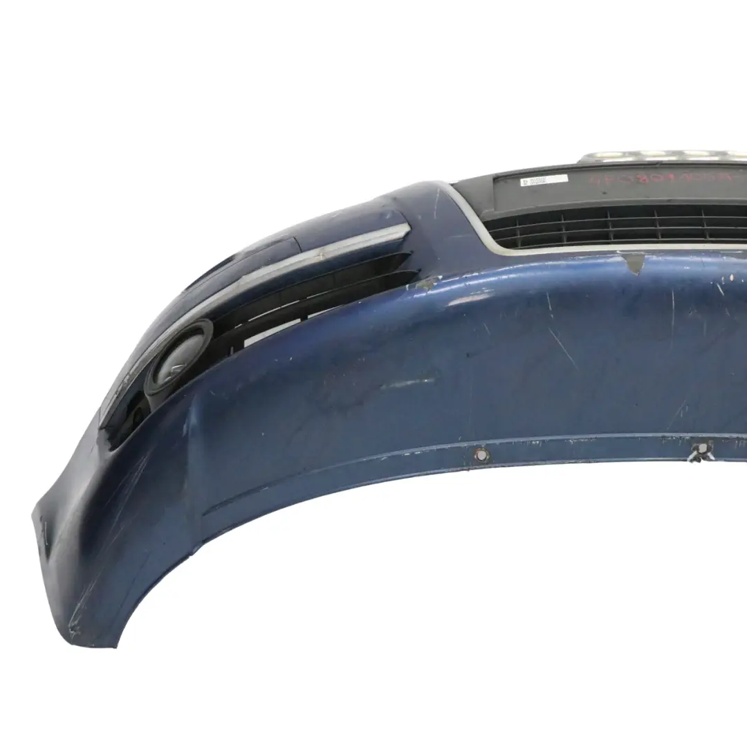 Front Bumper Trim Panel Cover Stratus Blue Metallic - Z5B to Audi A6 C6 with Part number 4F0807105A Audi A6 C6 Front Bumper Trim Panel Cover Stratus Blue Metallic - Z5B - SKU 4F0807105A-STBL - Part number 4F0807105A