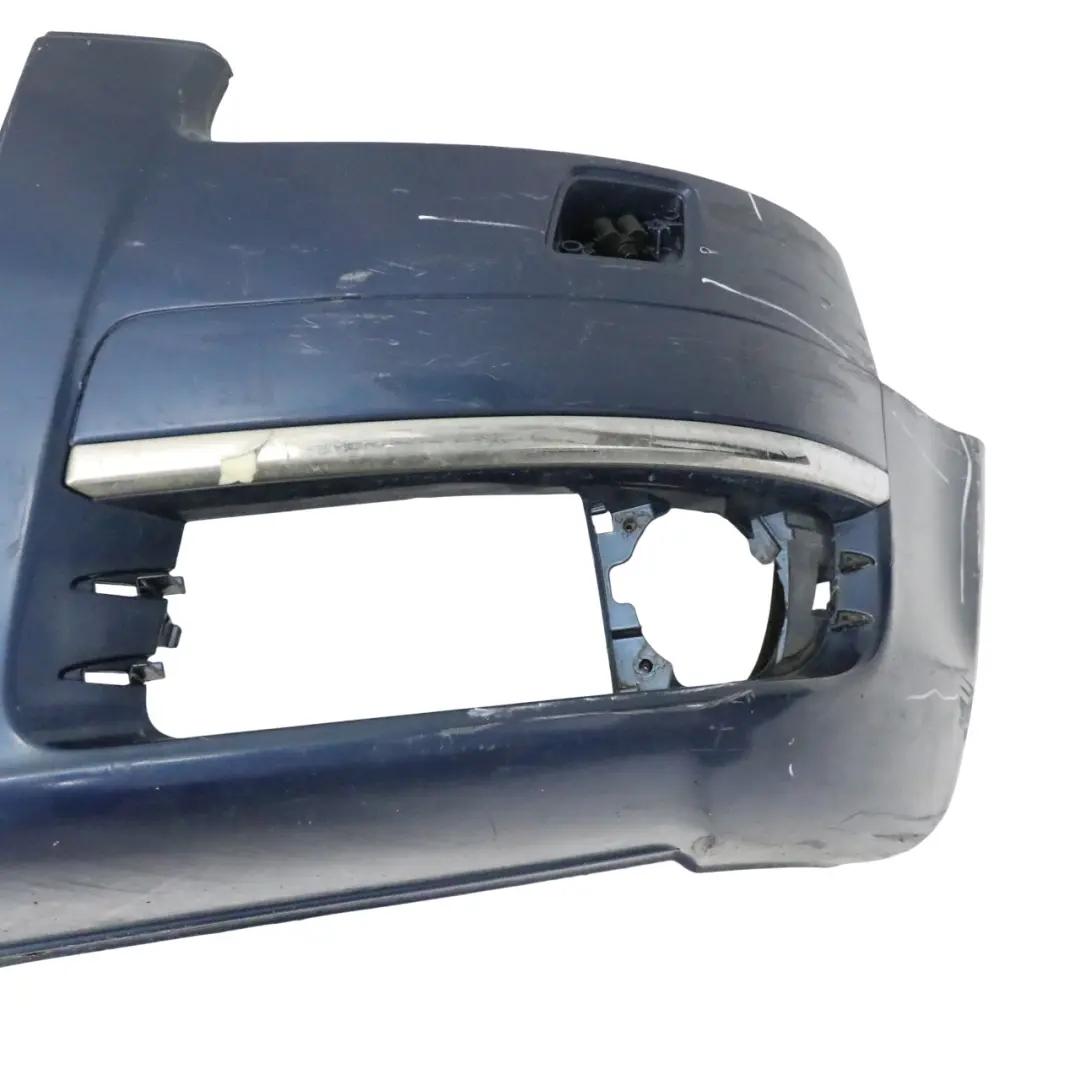 Front Bumper Trim Panel Cover Stratus Blue Metallic - Z5B to Audi A6 C6 with Part number 4F0807105A Audi A6 C6 Front Bumper Trim Panel Cover Stratus Blue Metallic - Z5B - SKU 4F0807105A-STBL - Part number 4F0807105A