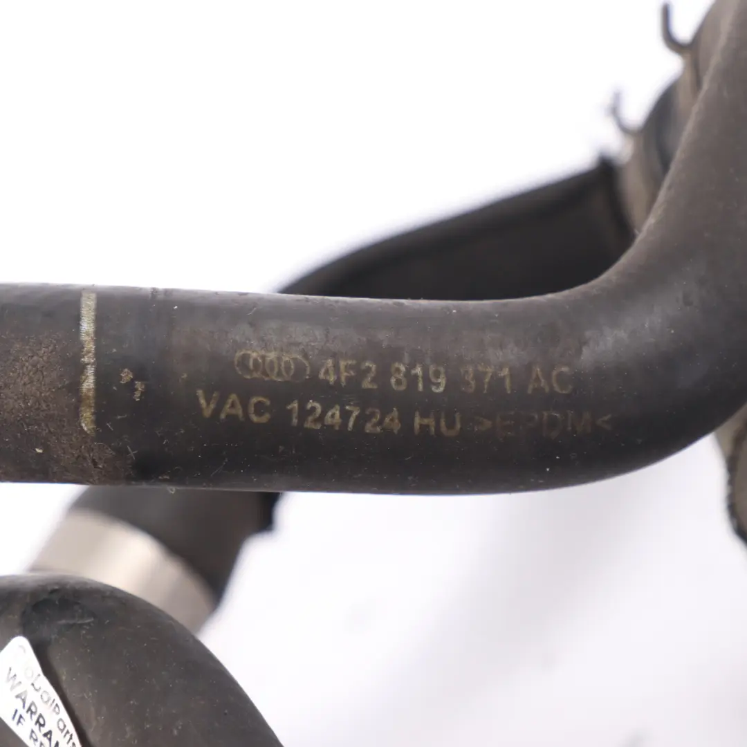 Wąż Przewód Nagrzewnicy 4F2819371AC do Audi A6 C6 o numerze 4F0819373AF Audi A6 C6 Wąż Przewód Nagrzewnicy 4F2819371AC - SKU 4F0819373AF - Numer Części 4F0819373AF