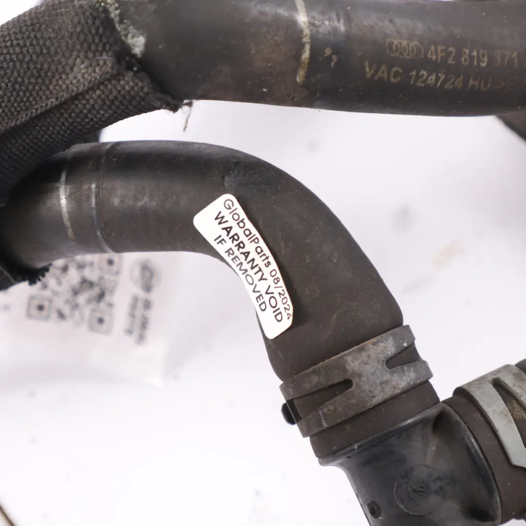 Refrigerante Agua Calentador Tubo Manguera 4F2819371AC para Audi A6 C6 con número de pieza 4F0819373AF Audi A6 C6 Refrigerante Agua Calentador Tubo Manguera 4F2819371AC - SKU 4F0819373AF - Número de pieza 4F0819373AF