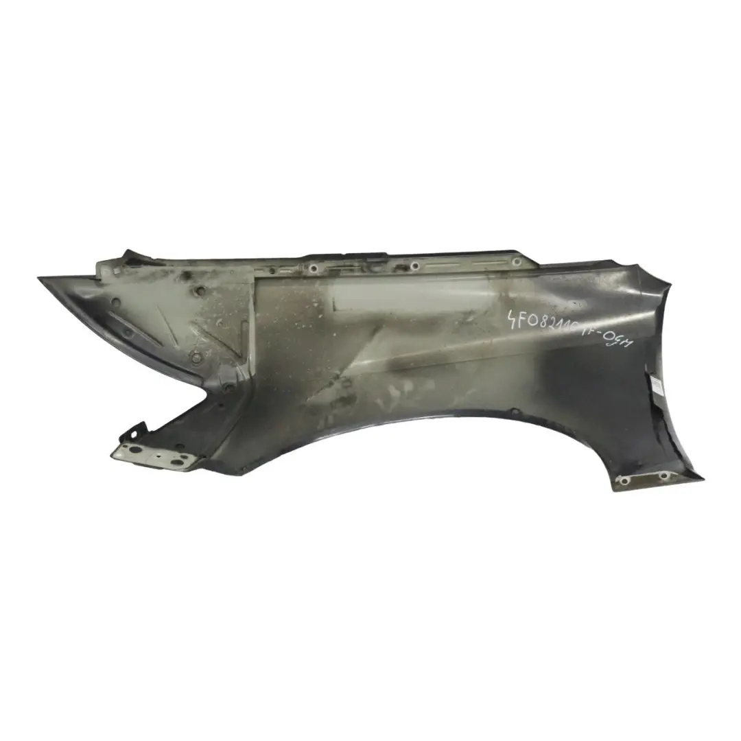  Side Panel Audi A6 C6 Front Right O/S Wing Fender Oyster Grey Metallic - Z7Q - SKU 4F0821104F-OGM - Part number 4F0821104F
