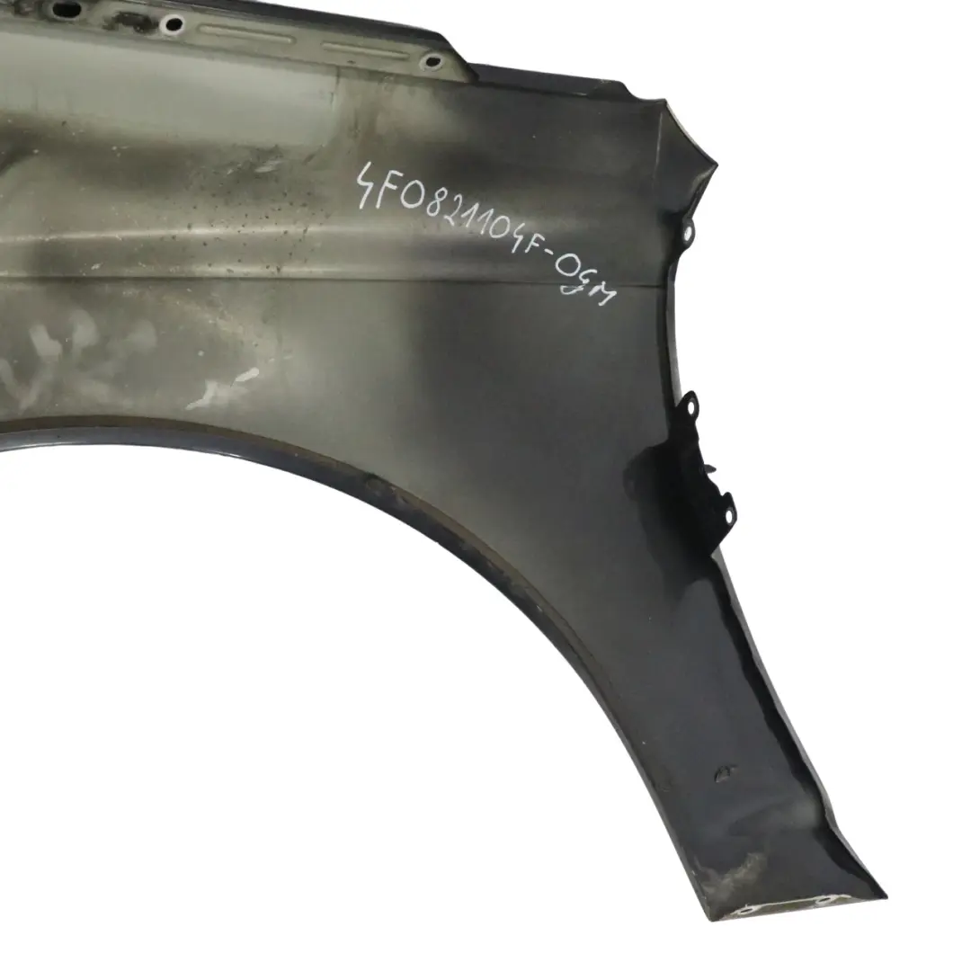 Seitenteil Audi A6 C6 Vorne Rechts Kotflügel Oyster Grau Metallic - Z7Q für mit Teilenummer 4F0821104F Seitenteil Audi A6 C6 Vorne Rechts Kotflügel Oyster Grau Metallic - Z7Q - SKU 4F0821104F-OGM - Teilenummer 4F0821104F