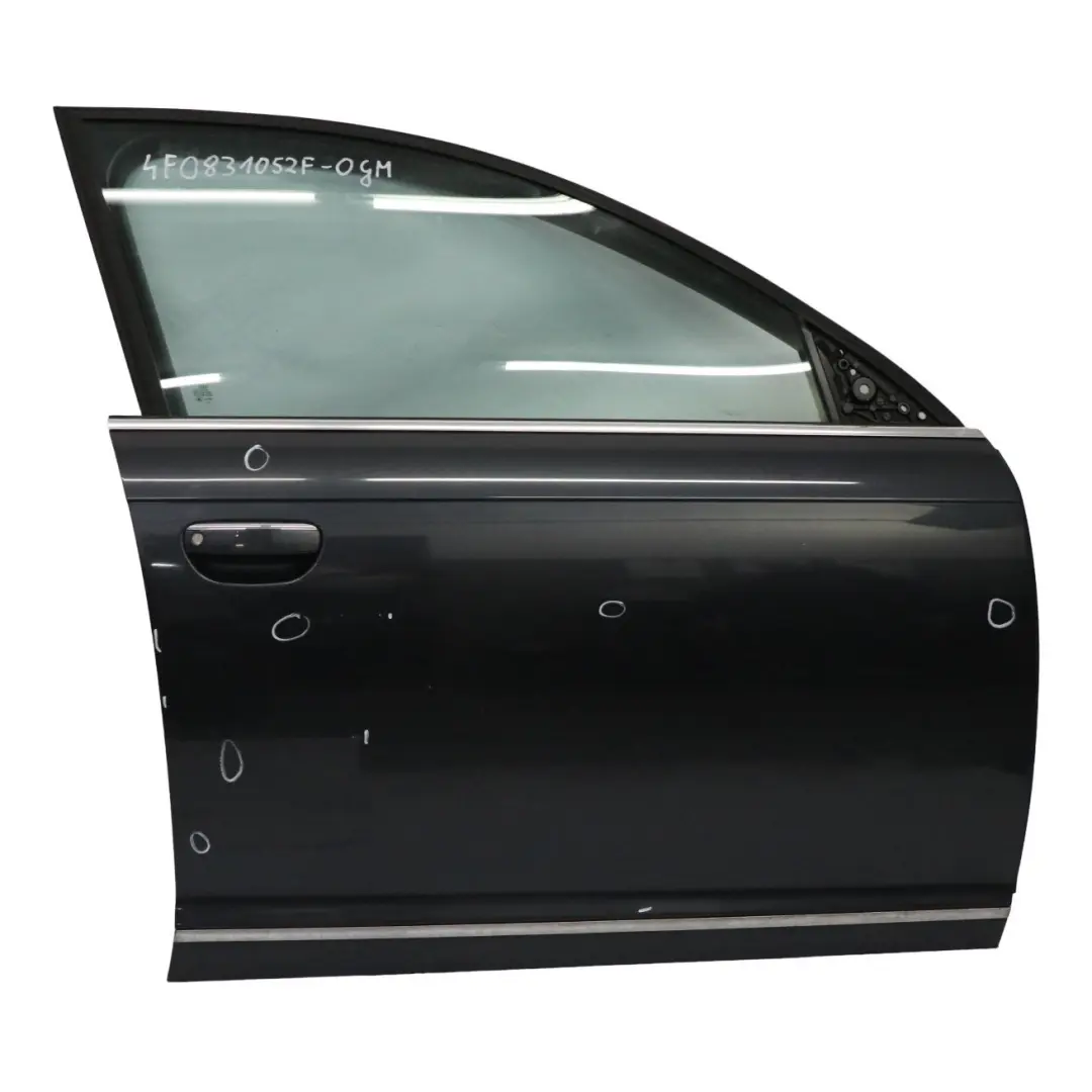 Front Door Right O/S Oyster Grey Metallic - Z7Q to Audi A6 C6 with Part number 4F0831052F Audi A6 C6 Front Door Right O/S Oyster Grey Metallic - Z7Q - SKU 4F0831052F-OGM - Part number 4F0831052F