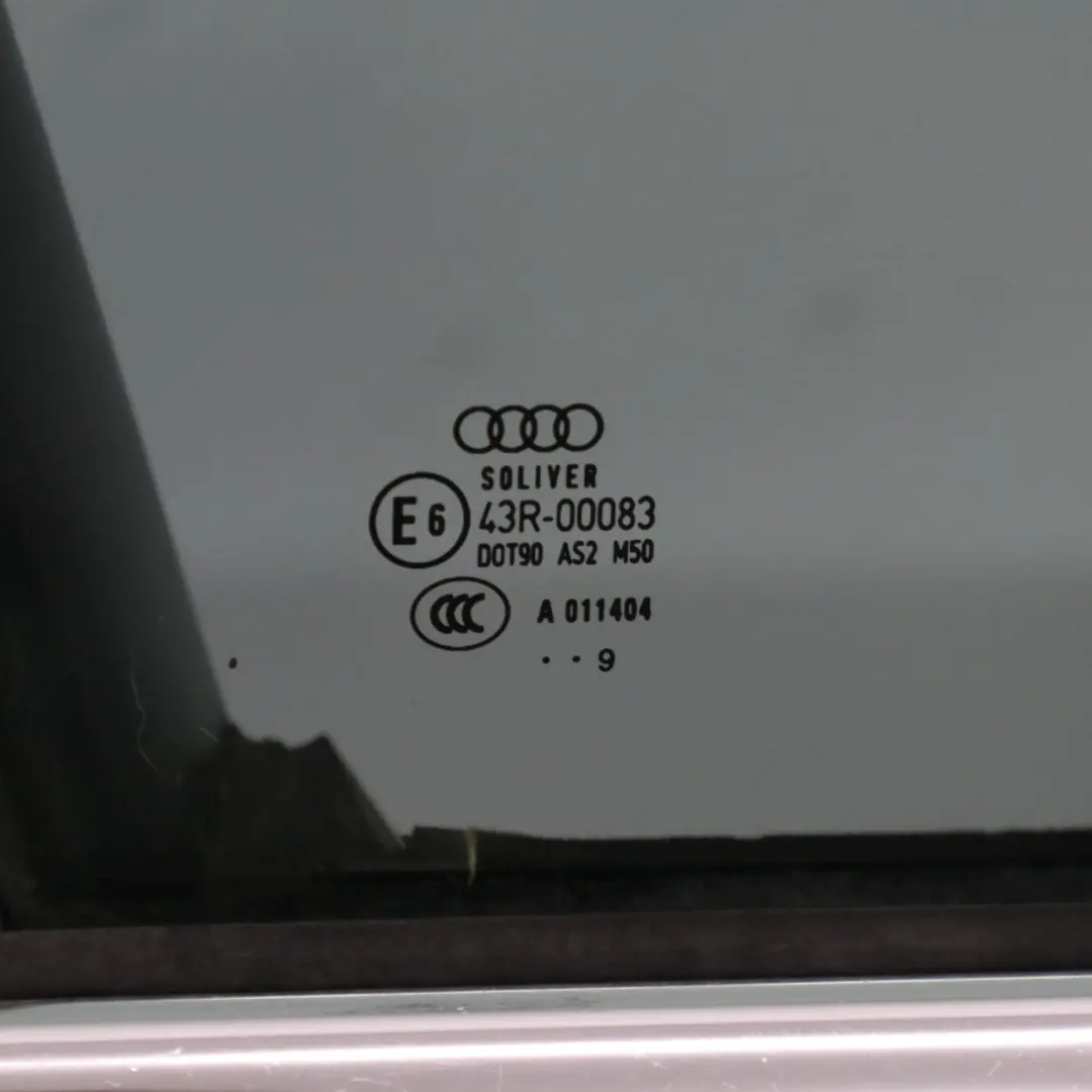 Audi A6 C6 Porta anteriore destra Oyster Grey Metallic - Z7Q - SKU 4F0831052F-OGM - Numero di parte 4F0831052F