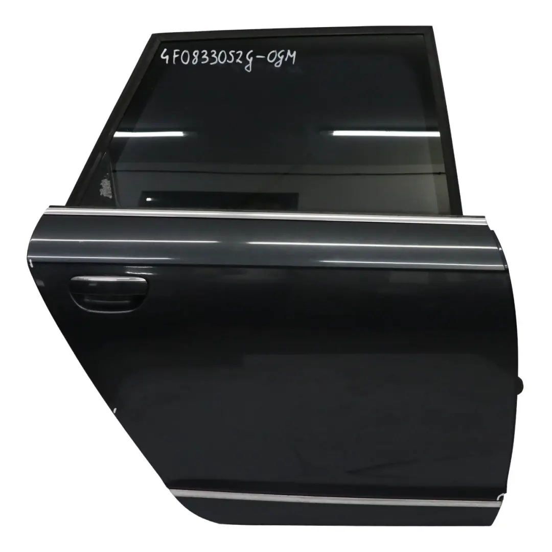 Door Audi A6 C6 Avant Right O/S Oyster Grey Metallic - Z7Q to Rear with Part number 4F0833052G Rear Door Audi A6 C6 Avant Right O/S Oyster Grey Metallic - Z7Q - SKU 4F0833052G-OGM - Part number 4F0833052G