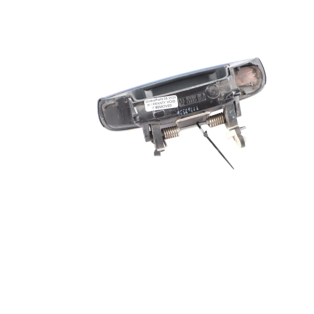 Audi A6 C6 Exterior Left N/S Door Handle Stratus Blue - Z5B 4F0837207B - SKU 4F0837207B-STBL - Part number 4F0837207B-STBL