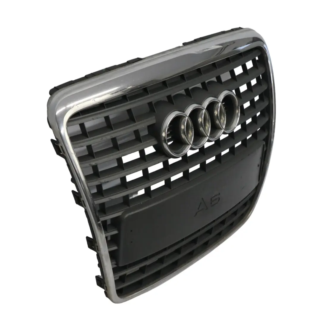 parachoques delantero central superior radiador panel para Audi A6 C6 con número de pieza 4F0853651AQ Audi A6 C6 parachoques delantero central superior radiador panel - SKU 4F0853651AQ - Número de pieza 4F0853651AQ