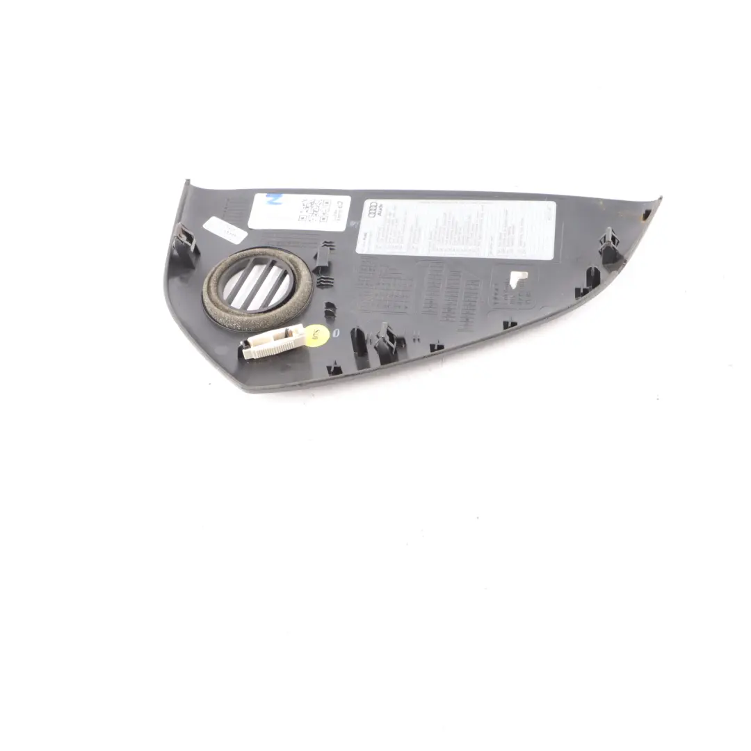 Audi A6 C6 Dashboard Cover Left N/S Dash Trim End Cap Cover Black - SKU 4F0857085C - Part number 4F0857085C